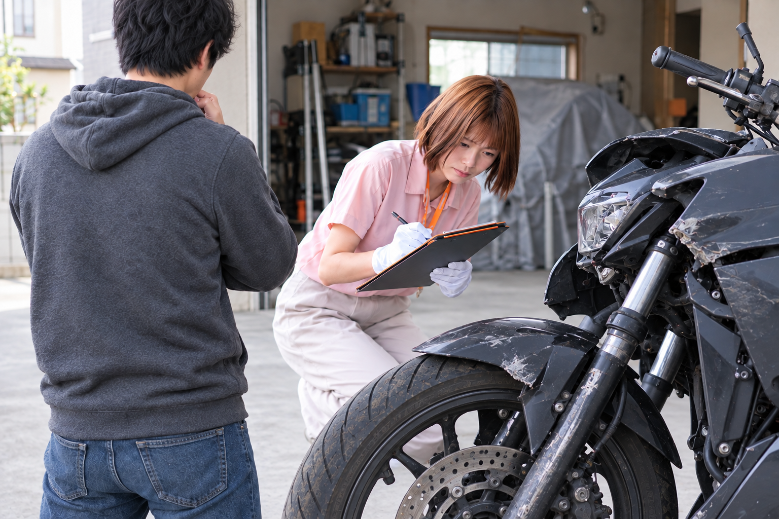 事故車・車検切れ・長期放置バイクもすべて買取ります